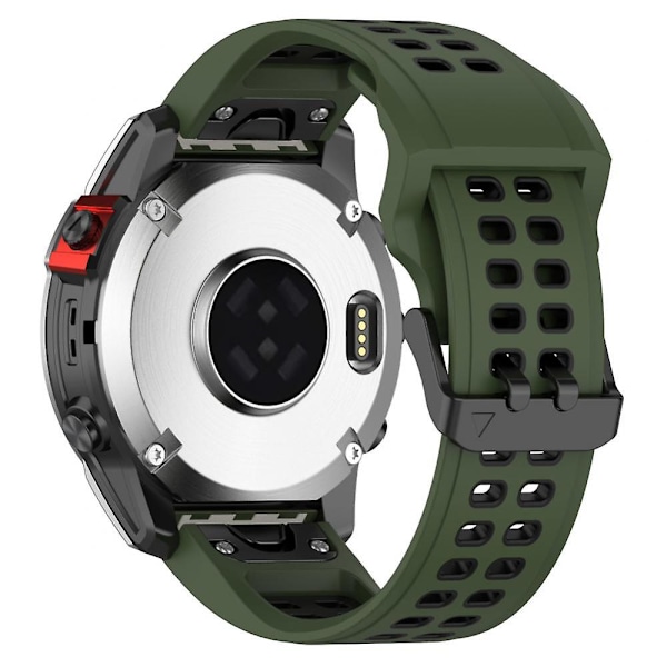 Vanntett håndleddsreim 20mm Silikonreim To-farget Pustende For Garmin Fenix 7s Sapphire