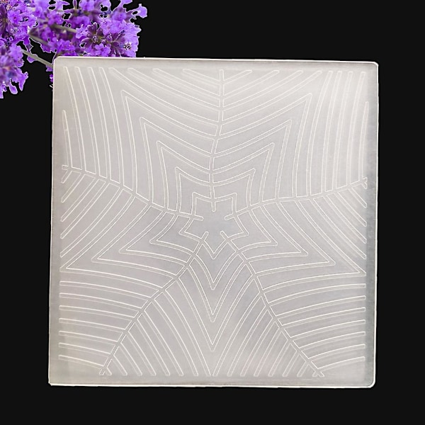 Spider Net Frame Template Embossing Folder Til Papirhåndværk Fotoalbum Dekorationer