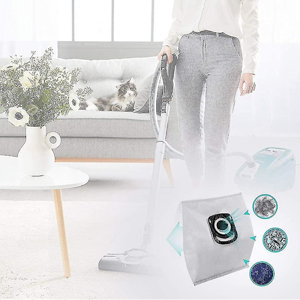 10 kpl:n pölypussipakkaus Rowenta Hygiene + ZR200520 -imuriin, yhteensopiva