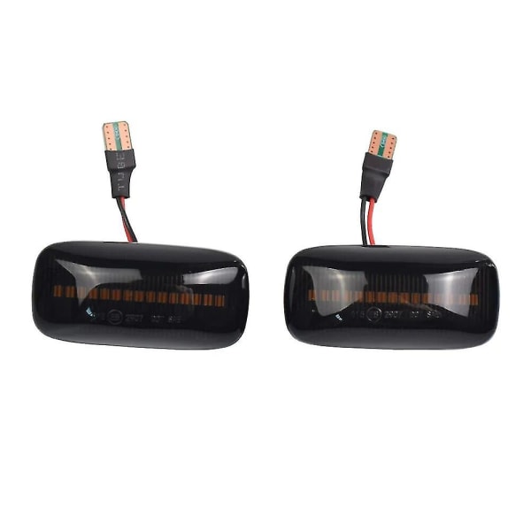 2 stk. dynamiske sidemarkør blinklys til Nissan Maxima Almera Pulsar N15 Cefiro A32 1995-2000