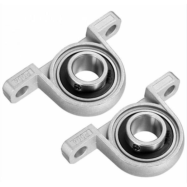 KP004 Lager - Zinklegerade/Kromstål låsskruvar med 20 mm håldiameter (2-pack)