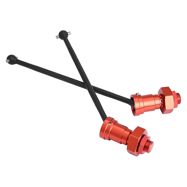 TRAXXAS XMAXX 1/5 Bil CVD Drivaxel Uppgradering - Fram och Bakre Dogbone Set (Röd)