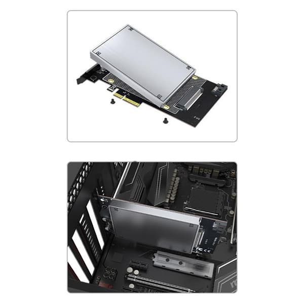 Päivitetty U.2 - Pcie -sovitinkortti Riser Pci Express X4 - U.2 U2 Sata Ssd -muuntimeen