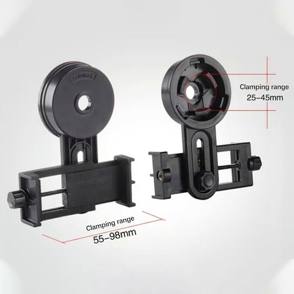 Universal telefonadapter montering holder til monokulær kikkert teleskop