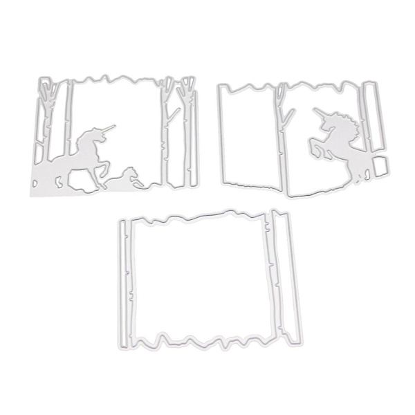 Dyr Metal Skæredør Stencil Diy Scrapbooking Album Stempel Papir Kort Embos