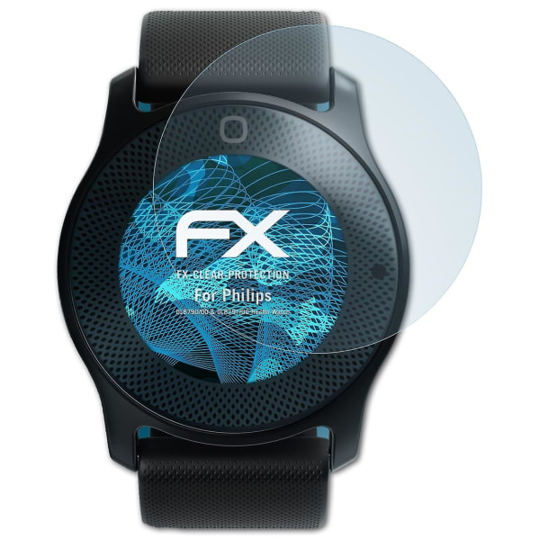 atFoliX 3x skyddsfolie kompatibel med Philips DL8790/00 & DL8791/00 Health Watch klar