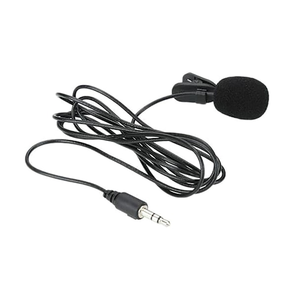 3,5 mm Lavalier-mikrofon Handsfree Mini Wired Collar Clip Mic För Youtube Videoinspelning, Videokonferens, Vloggning