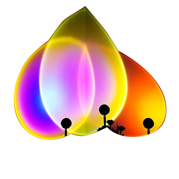Peach Light Projektion LED-lys, Internet Celebrity Atmosfære Lampe Baggrundslys