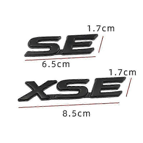Auton Metalliset SE XSE Takaluukun Loksu Logo-Embleemit Tarrat Tarra Toyota Avalon Camry Corolla Sienna Tyylittelytarvikkeet xse red