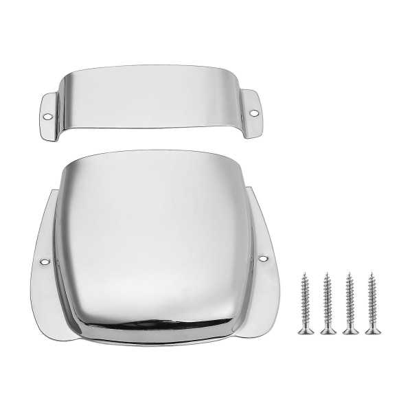 Zink-legering Bas Pickup Cover Protector Bridge Cover Plate För Jazz Bass Jb Basgitarr Elektrisk Bas