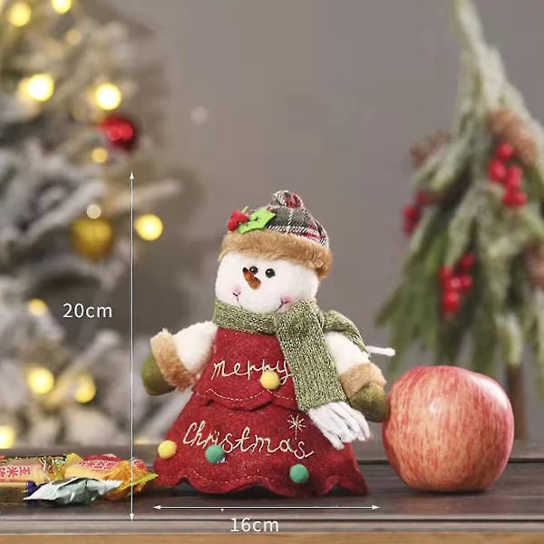 Joulumakeispussit, lahjaomena, pussit, 3d-muotoilu (lumiukko)