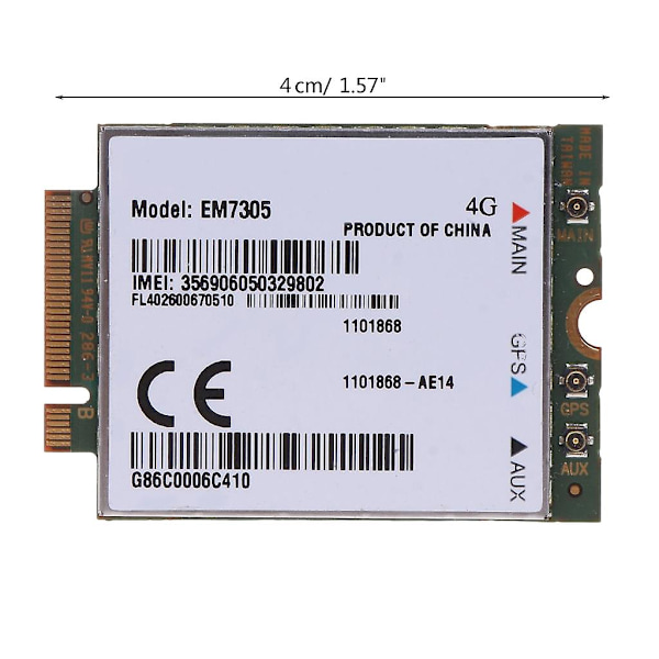 Sierra Wireless Netværkskort Adapter EM7305 WWAN 4G Modul til Dell3340 E5250