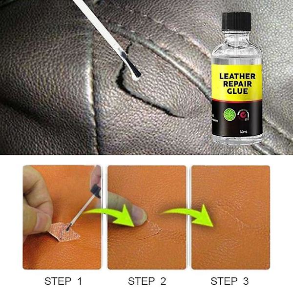 50ml Läderreparationslim för bilstolar, underhåll av läder, vätskegummi, gel