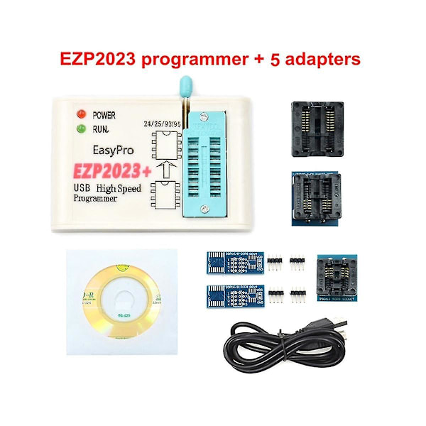 Ezp2023 Nopea Spi Flash -ohjelmoija Ezp2023 Tukee 24/25/93/95 Eeprom Bios 25t80 Poltto Offli