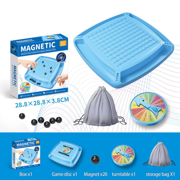 Gaver til barn Magnetisk sjakkspill, magnetbrettspill, magnetbrettspill for voksne, magnetsjakksett