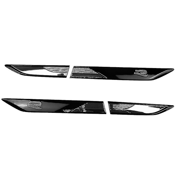 4 stk. Abs Side Wing Emblem Badge Stickers Cover til R- 2021-2022 Bil Karosseri Dekoration Tilbehør