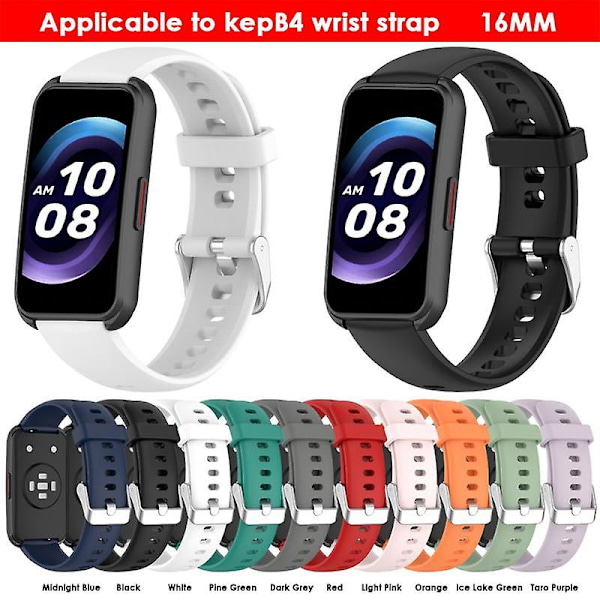 3/1 stk 16mm Silikon Armbånd For Keep B4 Remmerstatning Armbånd For Huawei Klokker