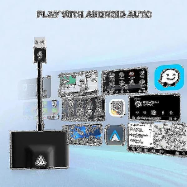 Android Auto Trådløs Adapter Til Trådløs Android Auto Bil Plug & Play Nem Opsætning Aa Trådløs Android