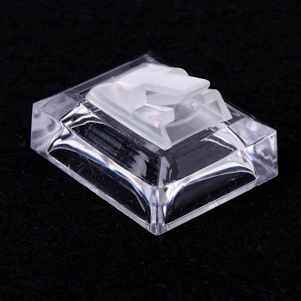 Akryl transparent ring display showcase smycken dekoration stativ hållare