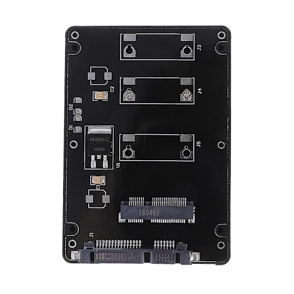 mSATA SSD - 2,5 tuuman SATA 22-pin muuntaja-sovitinkortti, paksuus 7 mm