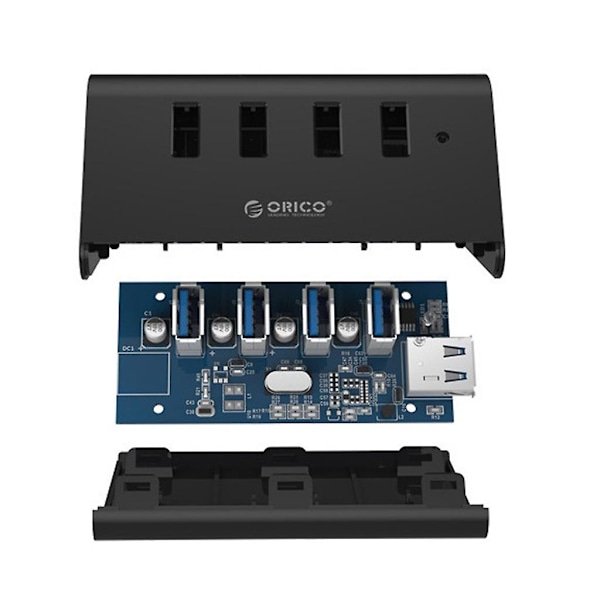 Multi USB 3.0 4-port Splitter Hög hastighet 5gbps USB Hub Adapter för PC Laptop