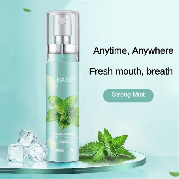 80ml Mundspray Åndeforfrisker Naturlig Soothing Oral Care