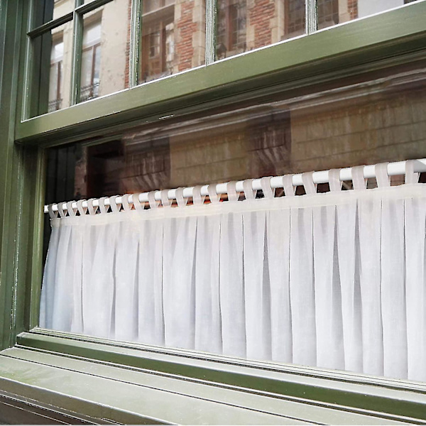 Justerbar Spännstång Utökbar Fjädergardinstång Med Självhäftande Haken Kompatibel Garderob, Vit, Längd 15,7 Till 27,5 Tum (2)