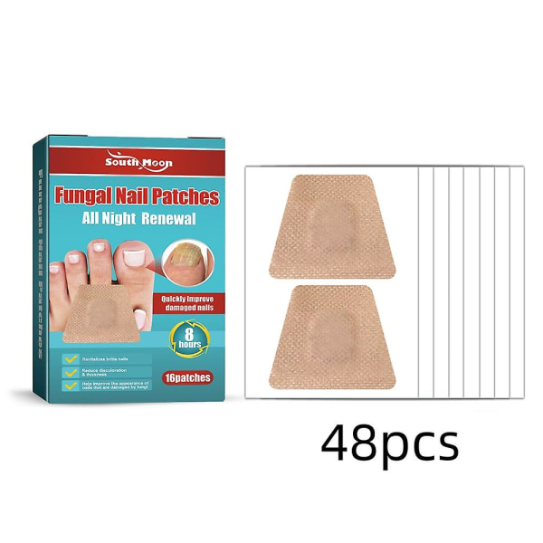 48 stk indgroede tåneglekorrigerende klistermærker Paronychia Treatment Pedicure Tå Neglepleje Korrektor Patch Correction Stickers
