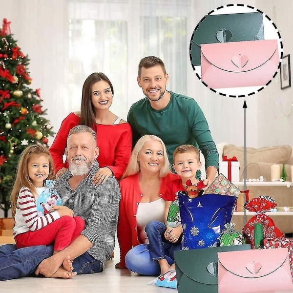 20 st mini presentkortskuvert, pärlemorpapperskuvert, färgglada