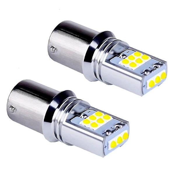 2 stk 1156 Ba15s 7506 P21w R5w Super Bright 1800lm Led-pærer Bil Blinklys Bremslys Auto Bakre Tåkelys Hvit Rød Gul 12v