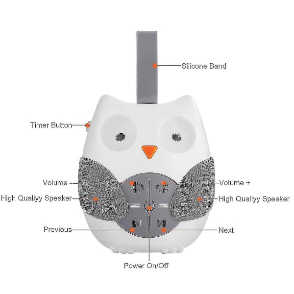 Baby Sleep Sound Machines Owl Soothing Sleep Aid