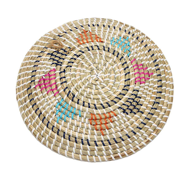 Käsintehty seinäkori Kudottu kori Luonnollinen boho-sisustus Riippuva seinäkoriste Kotiin Makuuhuoneeseen Keittiöön