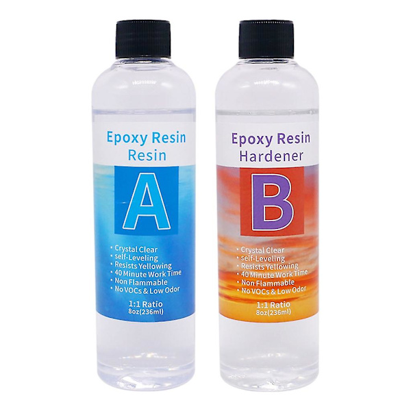 1:1 AB Resin Epoxy Lim med Høj Vedhæftning Hærder Krystal Lim til Resin Smykker