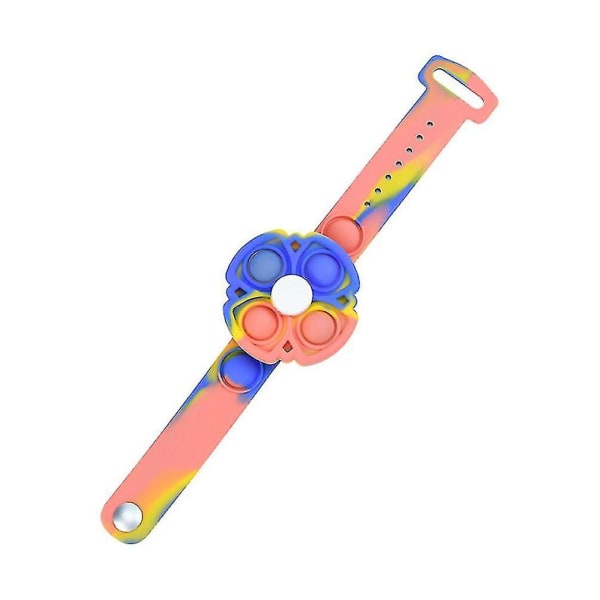 Silikone Fidgety Legetøj Push Bubble Fidget Legetøj Armbånd Stress Relief Legetøj