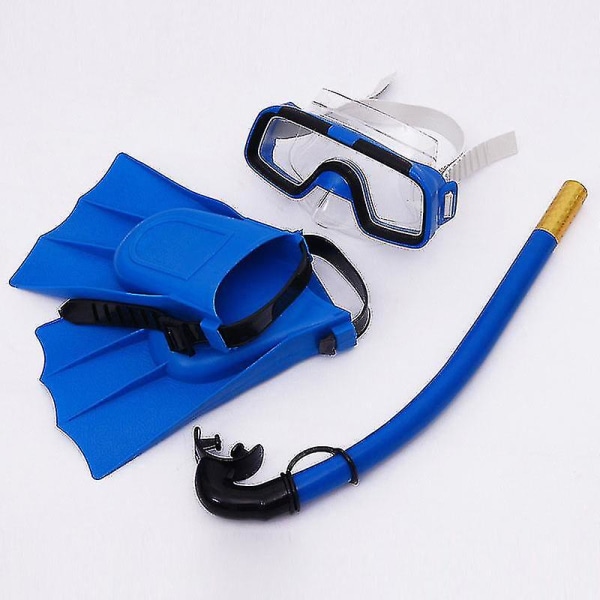 Dykkermaskesett for barn Antidugg Svømmebriller Masker Snorkelfinnersett For barn Gutter Jenter