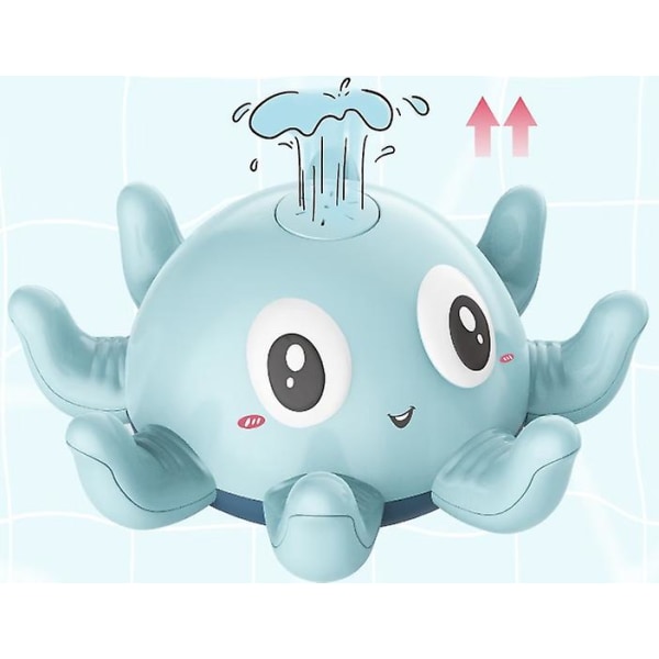 Baby Luminous Bath Toys, Octopus Induction Bath Sprinkler Toy, Kids LED Bathtub Toy for Swimming