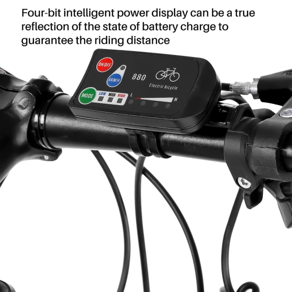 LED-display för elcykel 24V 36V 48V KT LED 880 E-cykel kontrollpanel display