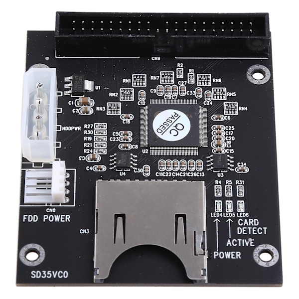 SD-kort til 3,5\" 40-pin han IDE harddiskdrev adapterkort 3,5 tommer Ide