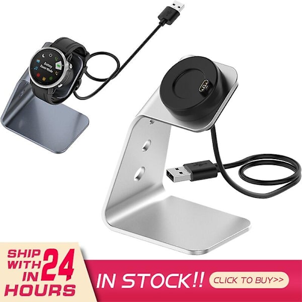 Universaali Nopea Latausjalusta Garmin Forerunner 745/venu Sq/fenix 6 Älykellolle Nopea Lataus