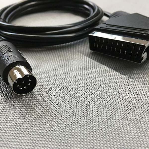 (2 kpl) 1,8 m / 6 jalkaa RGB Scart-kaapeli, AV-kaapeli ääni- ja videoyhteysliitäntä, MD1-pelikonsolille
