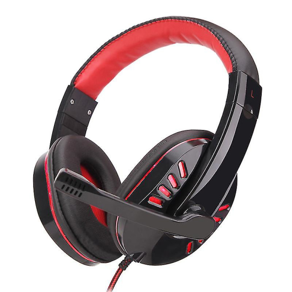 Sy755mv Luminous Game Headphone Over-ear Gaming Headset With Microphone Pc Gamer 3.5mm Headphones Noise Cancelling Compatible With Ps4 Xbox Laptop Com