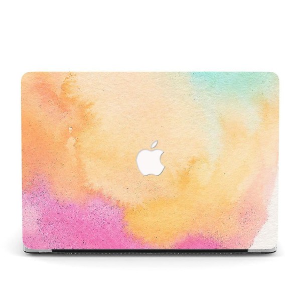 Oransje Rosa Fargetrykt Kompatibel for Macbook (a1534) Apple Laptop Deksel
