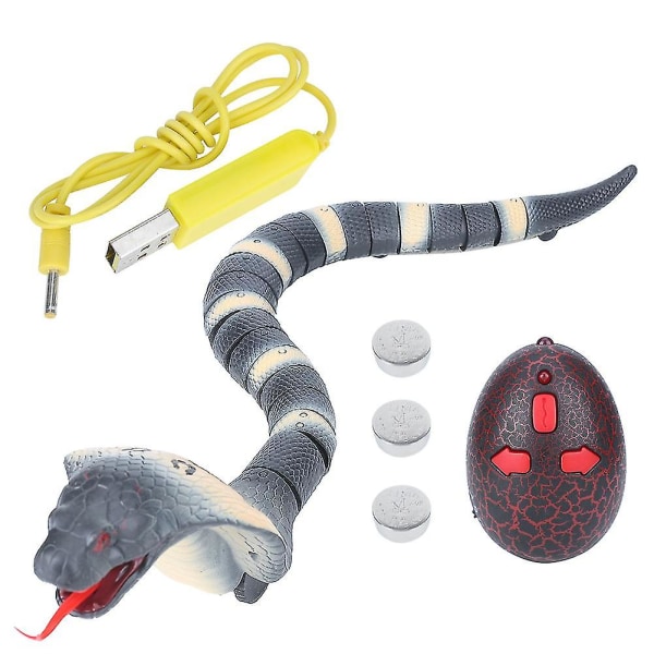 Fjernbetjening Cobra Telescopic Tongue - Med Snake Egg Remote, Usb-opladning skørt legetøj