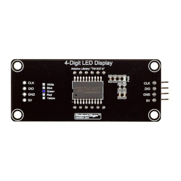 7-segments digitalrör LED-modulpaneldisplayklocka 4-bit för Arduino