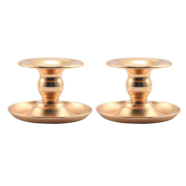 2 st metall ljusstake guld kandelaber mode bröllop ljusstativ utsökt ljusstake bord H