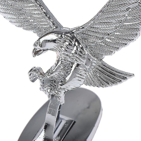 Chrome-hettepynt for bil, 3D-emblem, engel-ørn, for bil