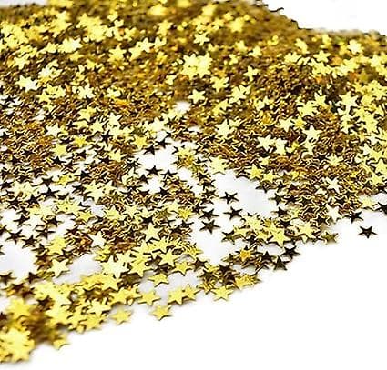 4000 stk. Stjerneformet Guld Konfetti