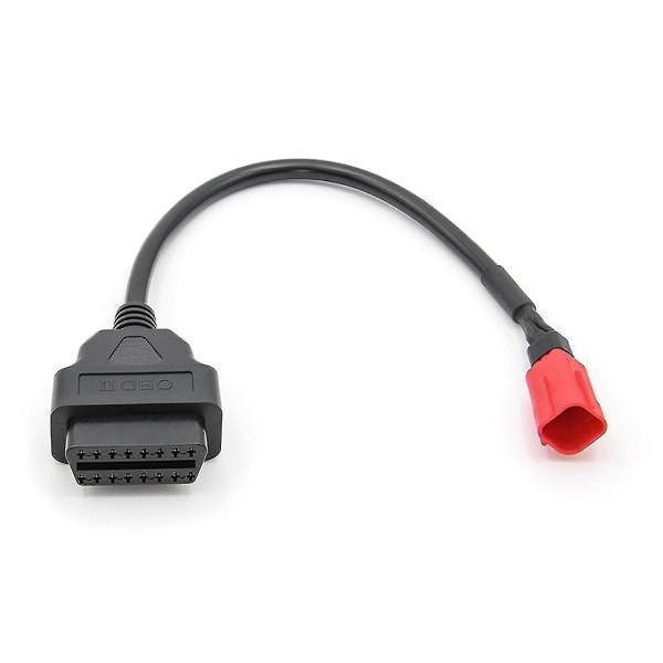 6 til 16-pins motorsykkel OBD-adaptere OBD2 diagnostisk kabelforlengelseskontakter for