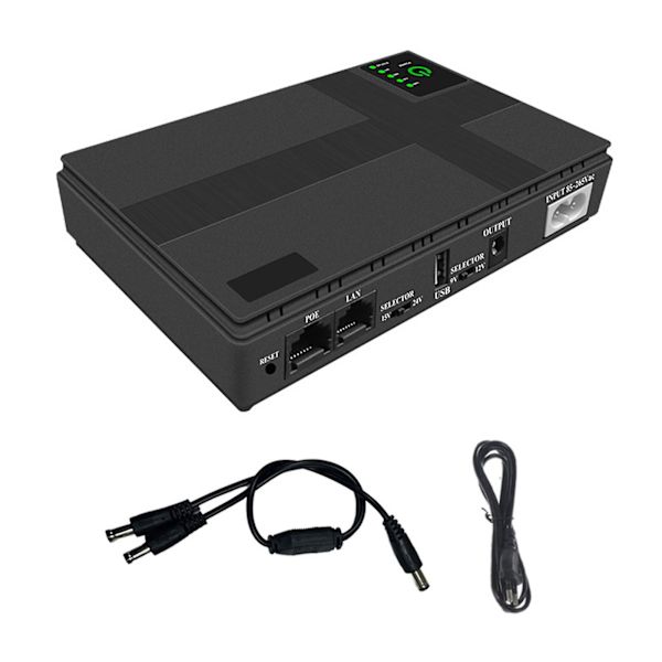 Hem Batteribackup 8800mah för 5v 9v 12v LED-ljus Wifi-router Telefon Webbkamera