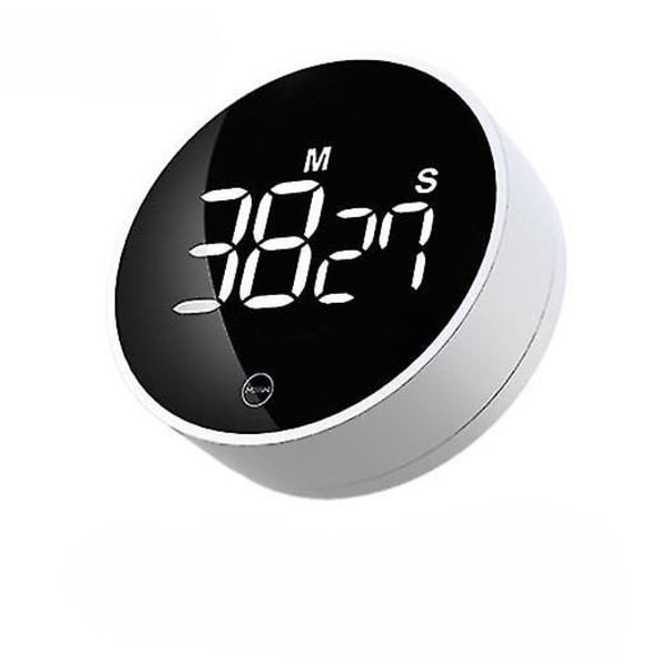 Rotary Timer Magnetic Suction Led Mute Timer Student Kitchen Countdown Reminder